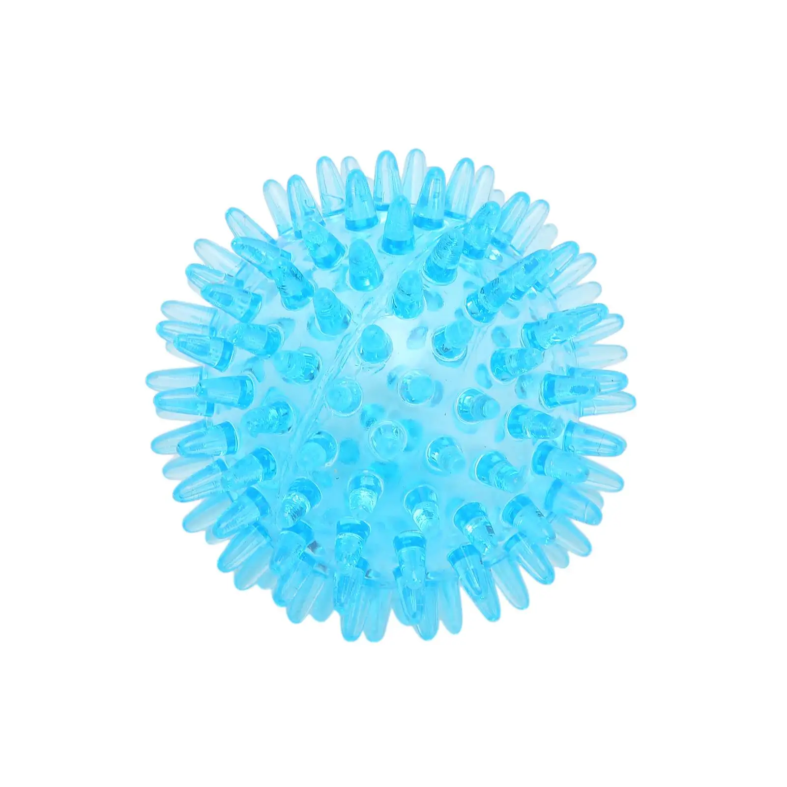 

Spiky Massage Ball for hand and Wrist Recovery Soft Transparent Stress Relief Hollow Exercise Tool