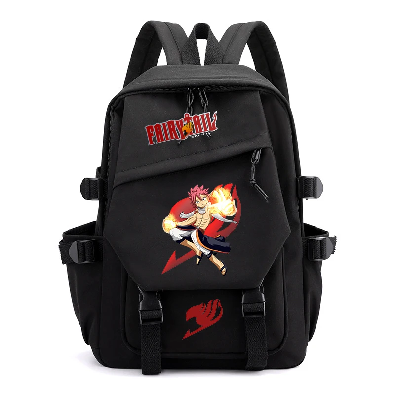 Multifunctional Teenager Laptop Backpack Fairy Tail Anime School Bags High Quality Student Backpacks Boy Girl Fashion Schoolbag