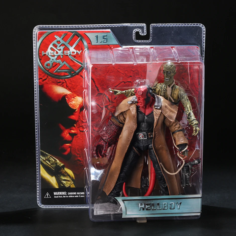 Hellboy Trench Coat Variant Mezco Toys Action Figure Model Doll Toy Cool Birthday Gift