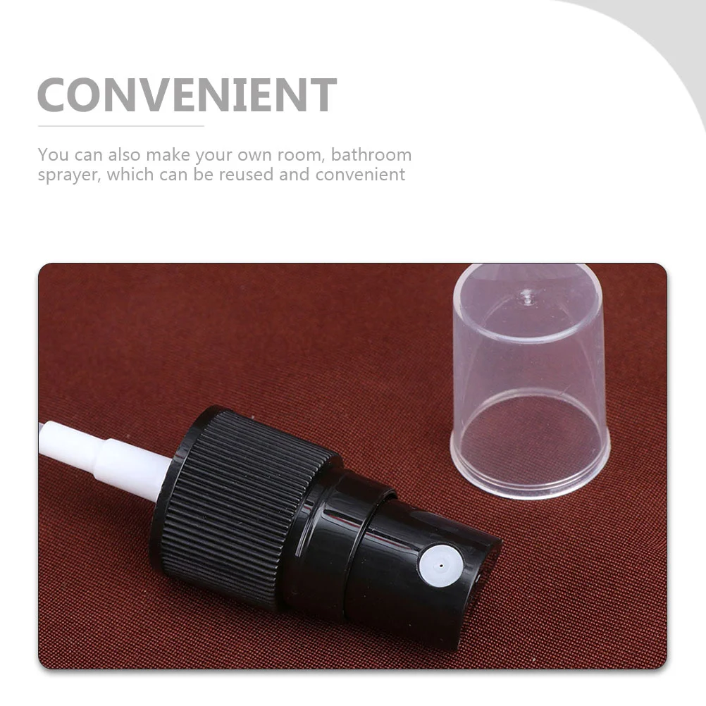 50 Pcs Refillable Perfume Bottle Nozzle Spray Can Sprinkler Multicolor Black Pp Man Bottles