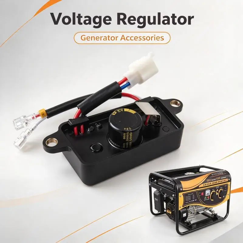 CQJY AVR Automatic Voltage Regulator For 2kw 2.5kw 3kw GX1600 168F Engine Generator Parts 250V 220μF T103A 250V 2500 3500 4000