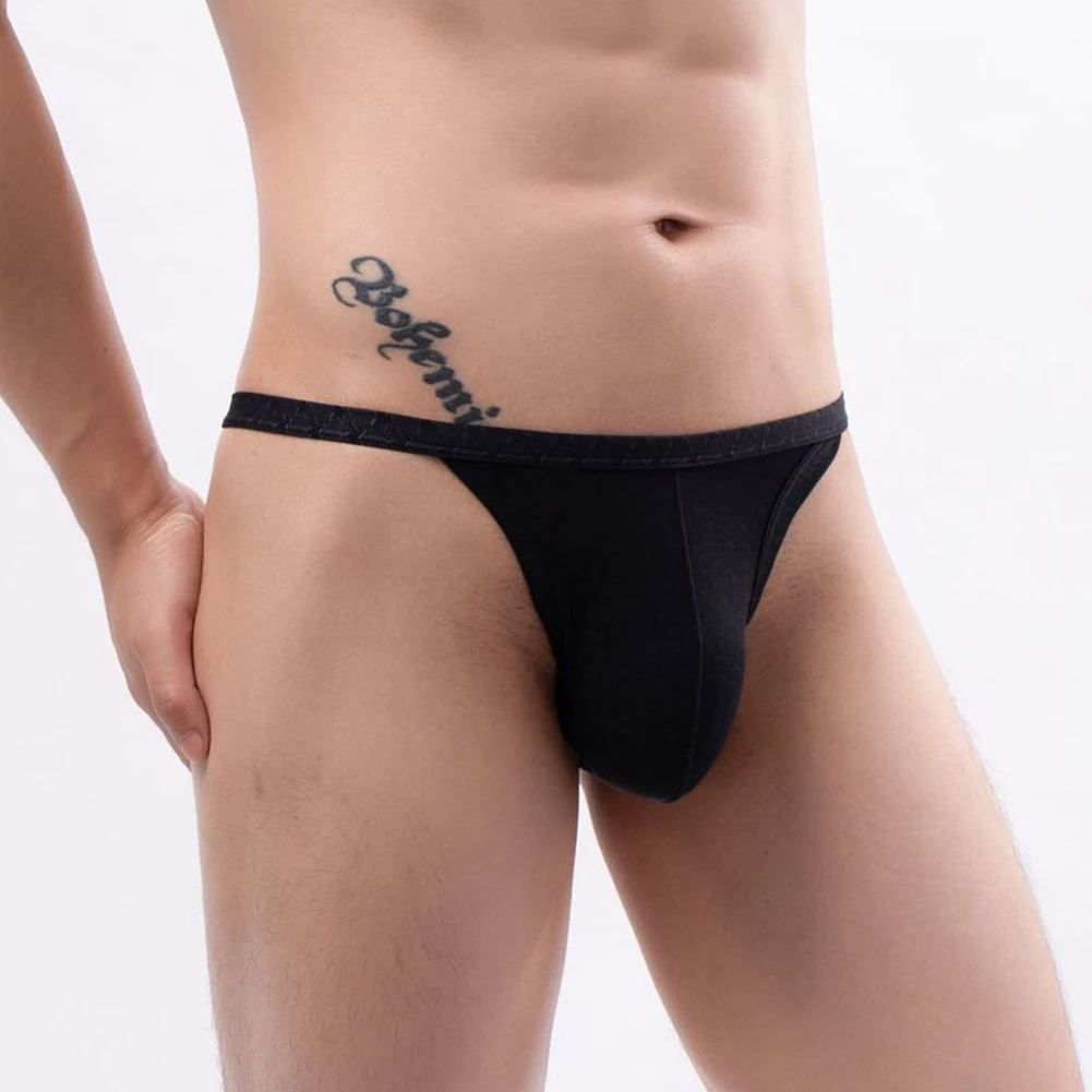 

Mens Bulge Pouch T-Back G-String Sexy Low-Rise Shorts Thong Erotic Hombre Male Lingerie Tanga Underwear Трусы Мужские