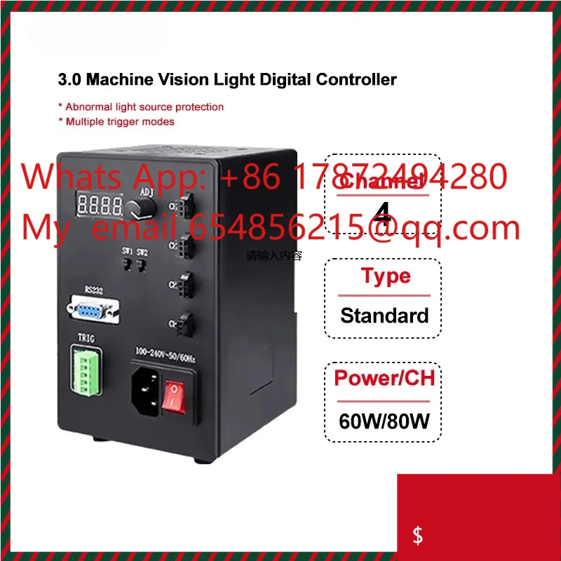 Professional Y 3rd Generation 4 Channel LED Dimmer – Digital Controller for Stage & Exhibition Lighting