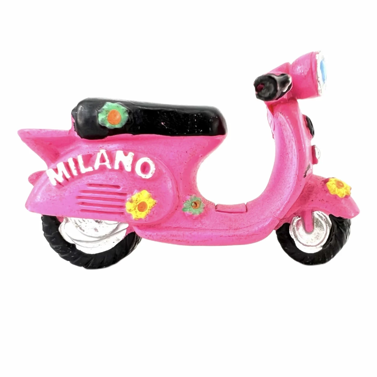 

Milan Italy Fridge Magnets Souvenir Pink Motorcycle Travel 3D Memorial Magnetic Refrigerator Stickers Gift Room Decoration