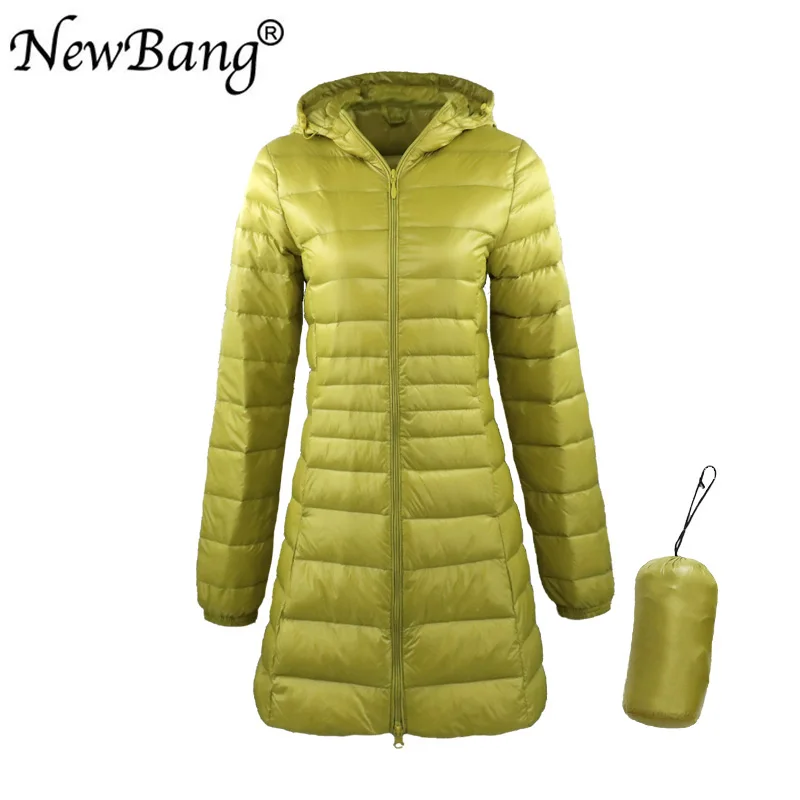 7XL 8XL Plus Long Down Jacket Women Winter Ultra Light Down Jacket Women With Hooded Down Coat Female Big Size Coats