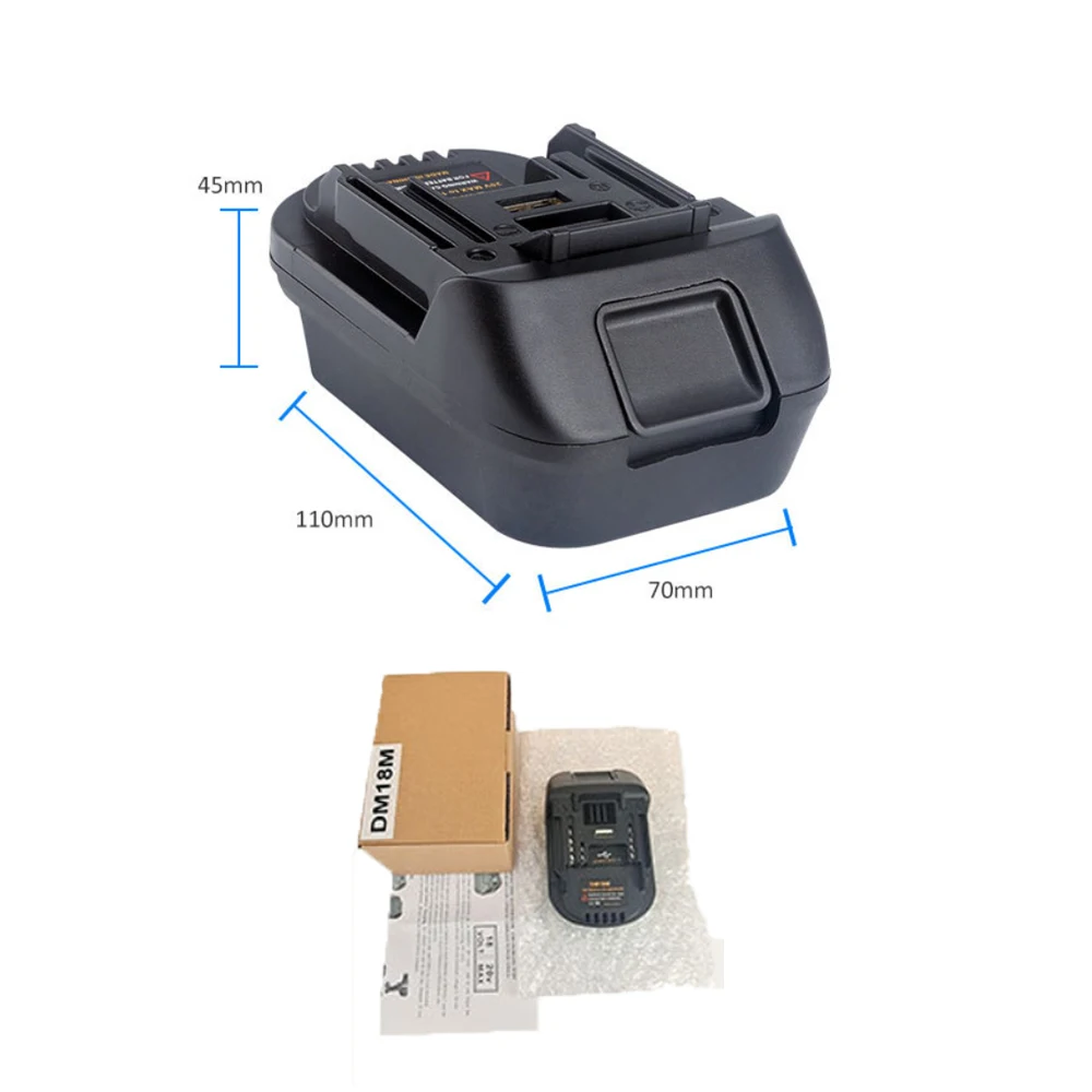 Battery Adapter Converter For Milwaukee For Dewalt To for Makita 18V BL1830 BL1850 DM18M Power Tool Accessories