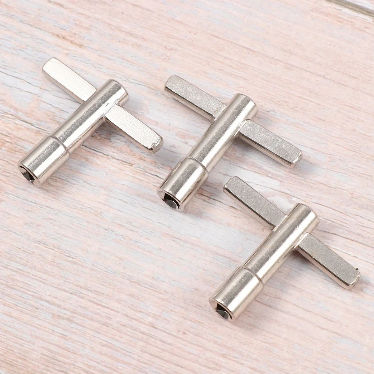 

4pcs Drum Tuning Continuous Motion Loading Unloading Drumhead Lightweight Durable Metal Drum Key Wrench Hand Drummer