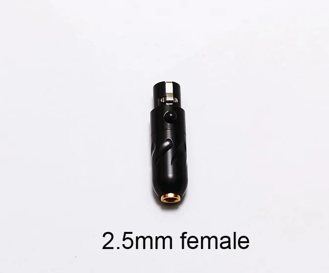 1PC 2.5MM/3.5MM Female To 3PIN Mini XLR Plug Adapter Adaptor Connector For Beyerdynamic DT700 ProX DT900 ProX DT1990 DT1770 PRO