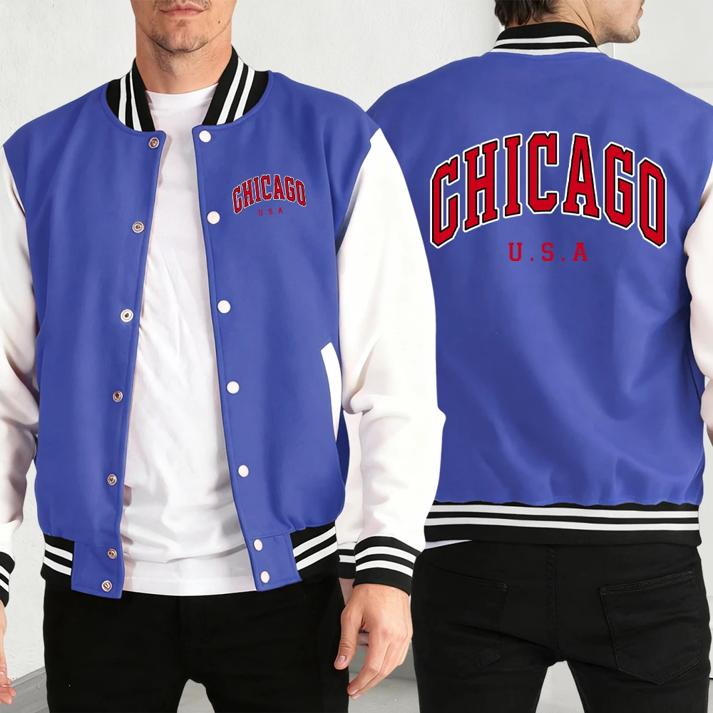 Chicago Usa Woorden Print Man - Street Fashion Chicago recensie en prijs