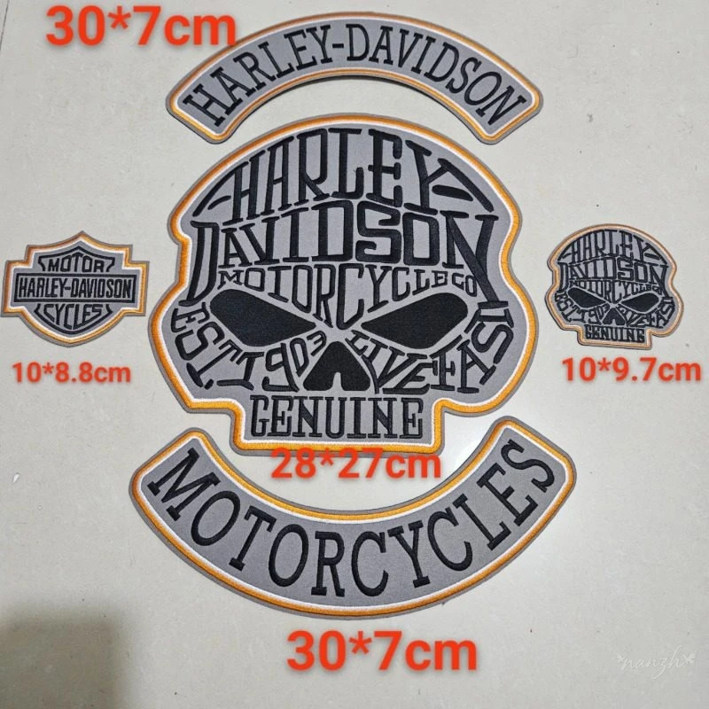Giacca Protettiva in Tessuto per Moto Harley Davidson Electra Glide con Patch in Denim e Adesivo Termofusibile, Borsa Porta Protezioni