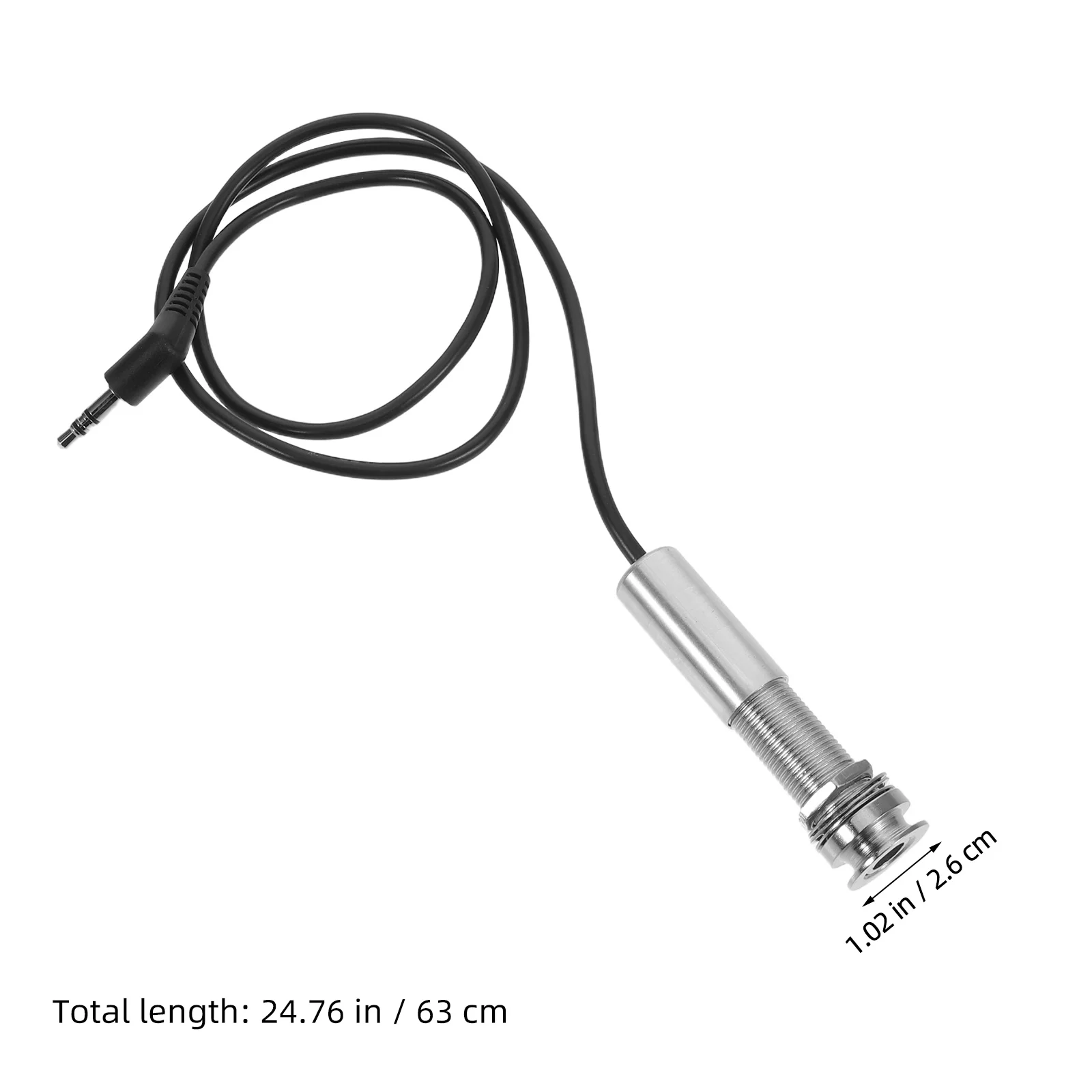 Guitar Pickup Wire 62cm Acoustic Electric Cord Nodrill Design for Clear Sound Performance Accessories Guitar Parts
