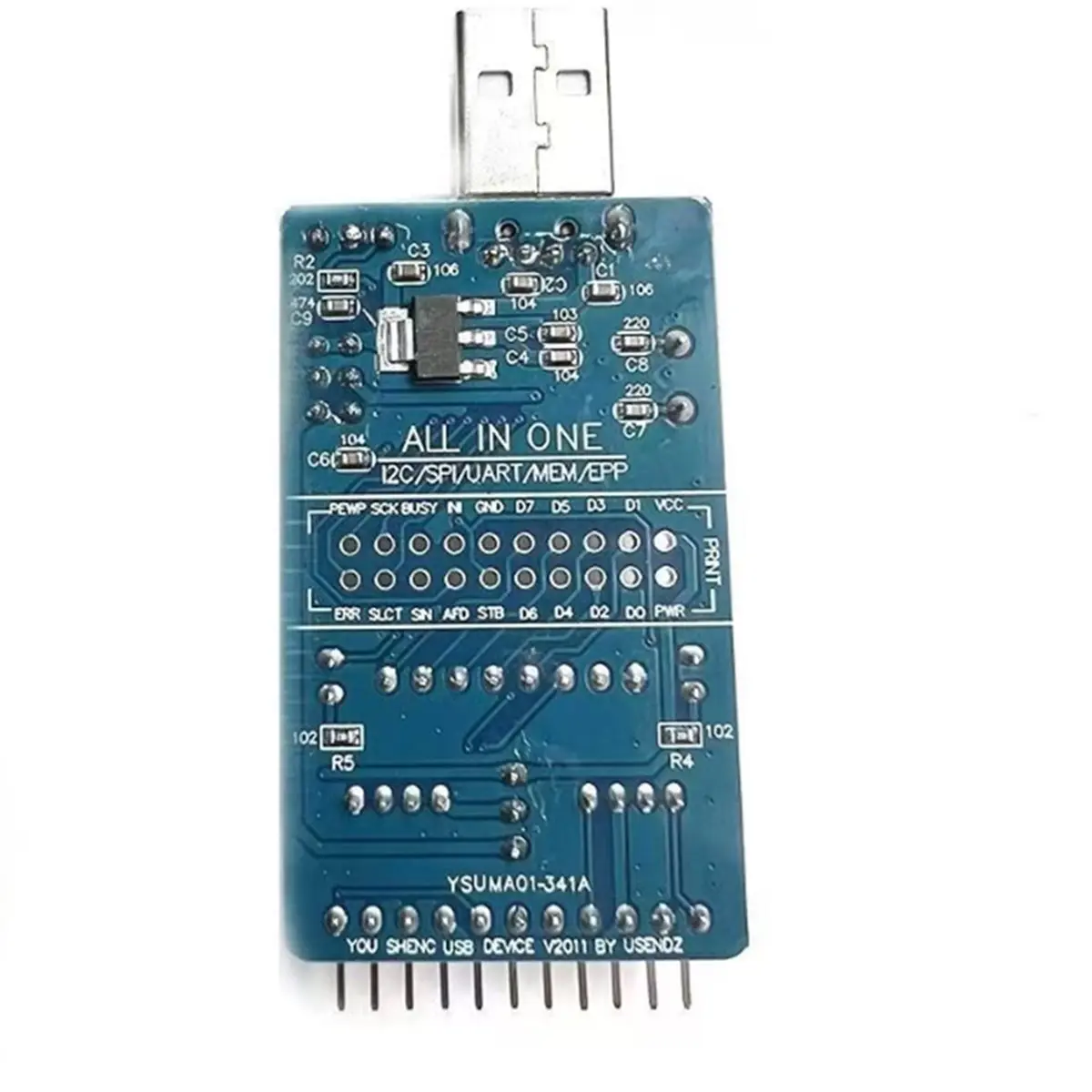 L77A CH341A USB to SPI IIC UART TTL ISP Serial Adapter Module EPP/ Converter for Serial Brush Debugging RS232 RS485