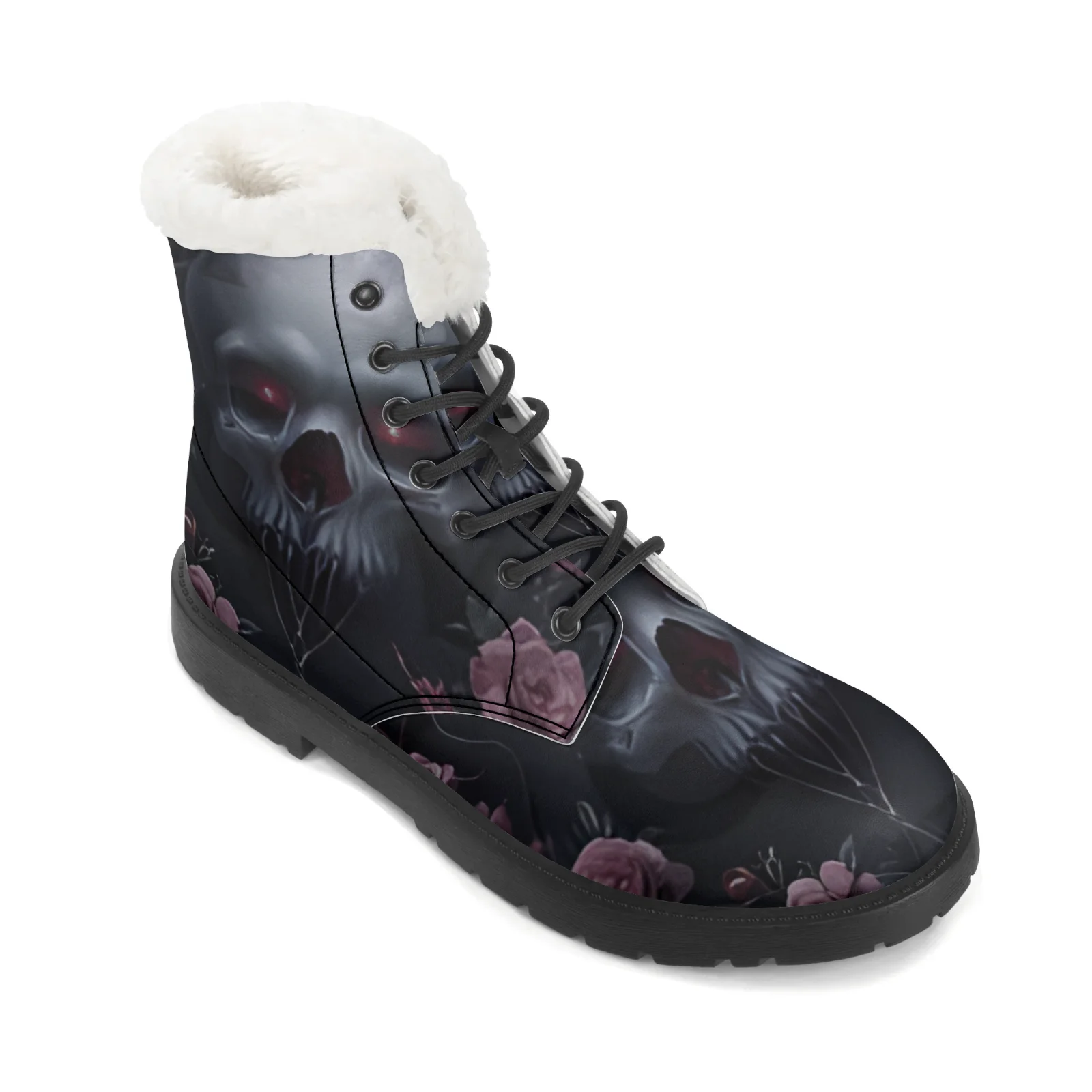 القوطية الجمجمة روز أفخم الأحذية الهيب هوب الرجال المراهقين الفتيان أحذية عارضة التمهيد في الهواء الطلق أحذية عالية الجودة #4