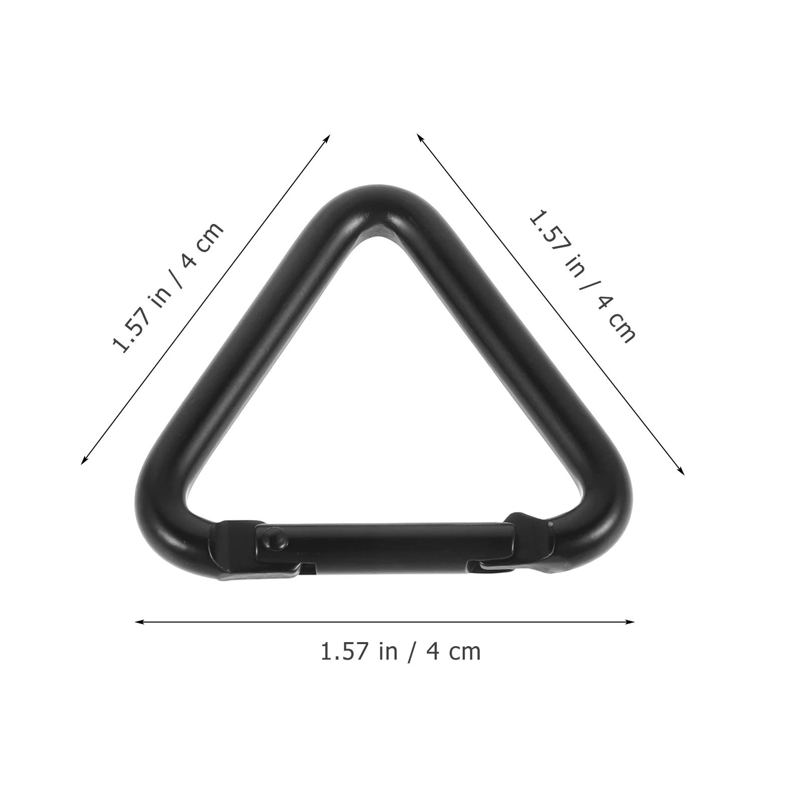 Рисунок 5 - черные алюминиевые треугольные зажимы-карабины