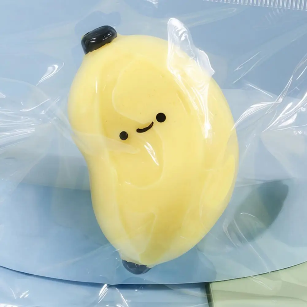 

Tpr Squeeze Ball Banana Stress Toy Soft Tpr Мультяшная игрушка-банан для снятия стресса для подростков для релаксации