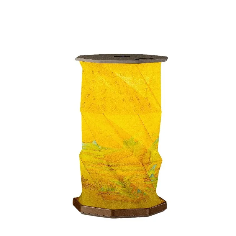 

Thousands of miles merchandise Rotary folding paper art lamp, touch switch warm atmosphere lamp