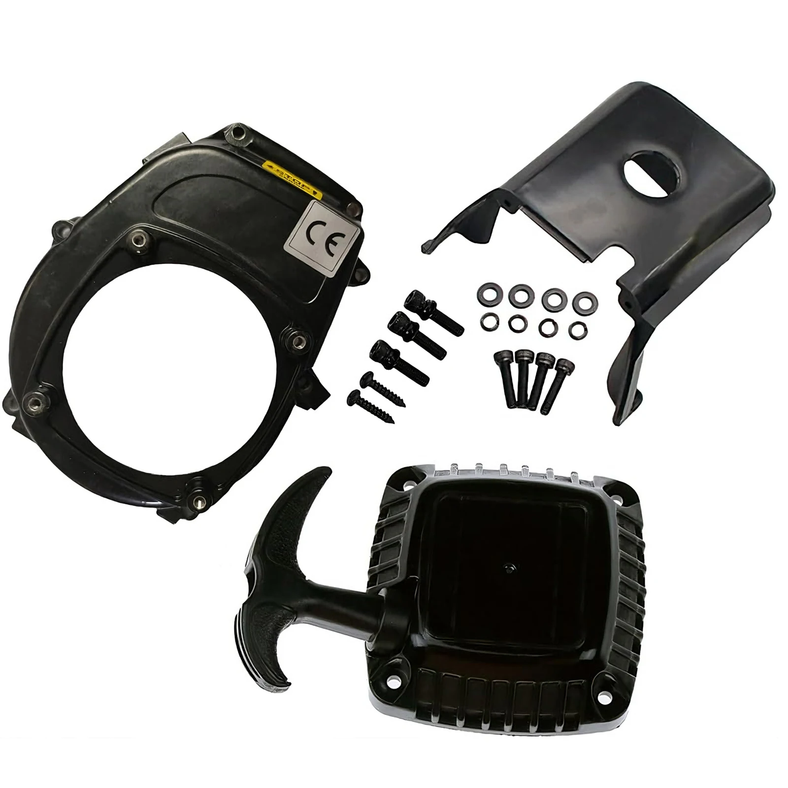 TSRW RC Car Engine Side Cover Pull Starter Cover Kit for 1/5 32CC 36CC Zenoah CY HPI ROVAN KM Baja Losi 5ive T FG