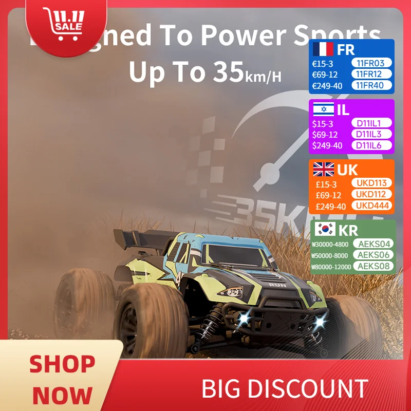 

35 km/h High Speed RC Toy Car HW8806 - Remote Controlled Offroad Vehicle for Kids & Family Fun