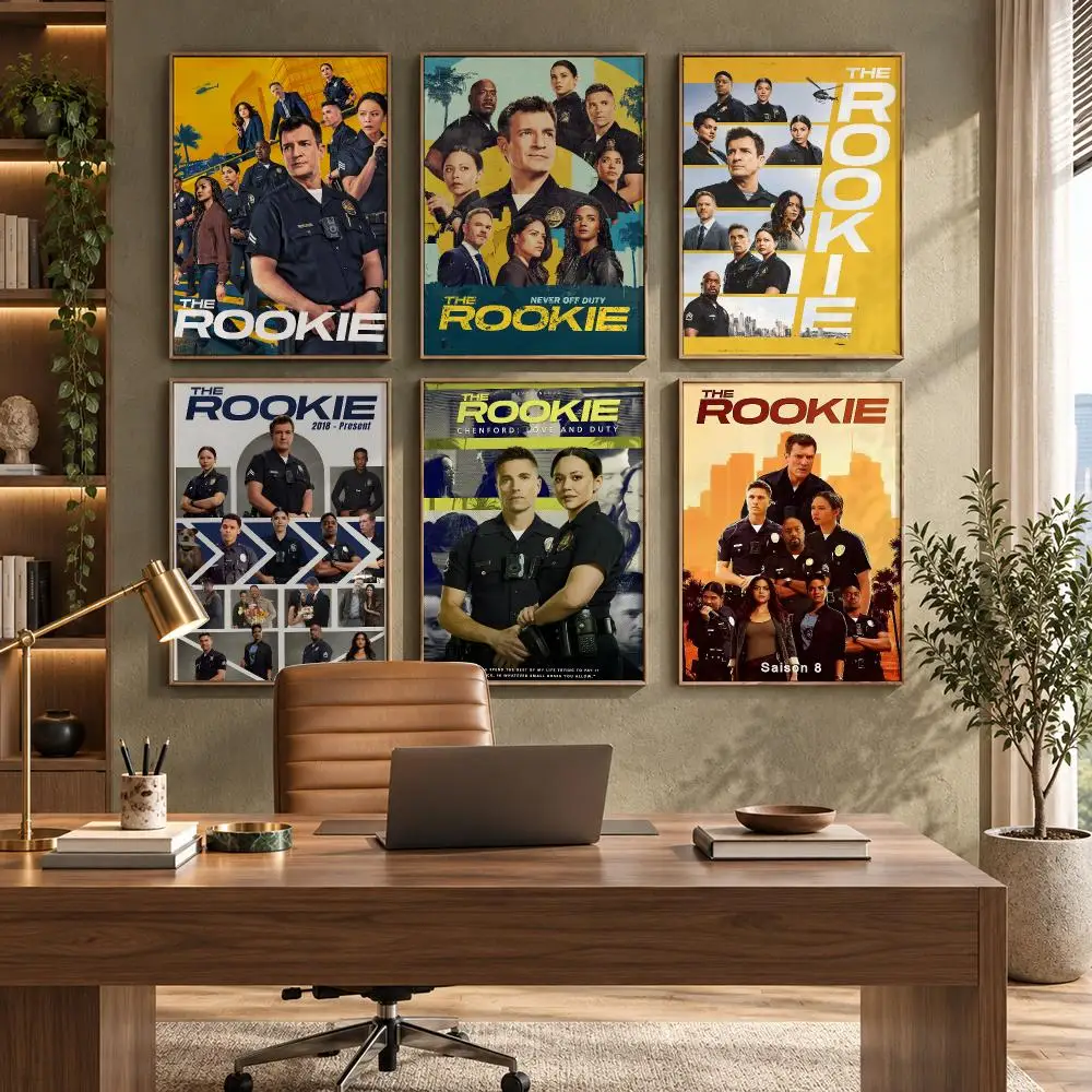 T-The Rookie TV Poster High-Quality Waterproof Wall Decal for Study, Living Room & Garage, Great Gift for Fans