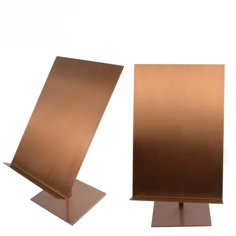 

Stainless Steel Desktop Shirt Display Rack Fashion Showcase Stand for Boutique Retail Garment Presenter & Clothing Organizer