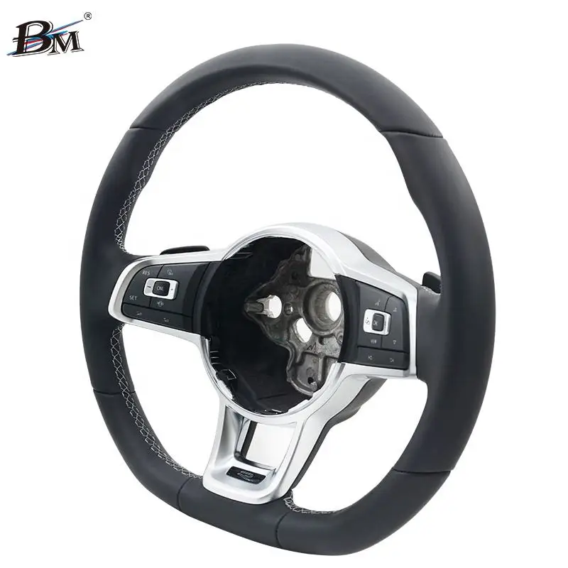 High Quality Steering Wheel Led Anti-Fur Car Sport Steering Wheel For Vw Golf R Mk7 Gti Mk6