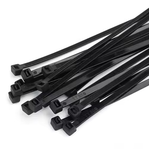 Plastic nylon cable tie 100 PCS black 5X300 cable tie fixing ring 3X200 cable tie zipper with 5X200 self-locking nylon cable tie - Image 4