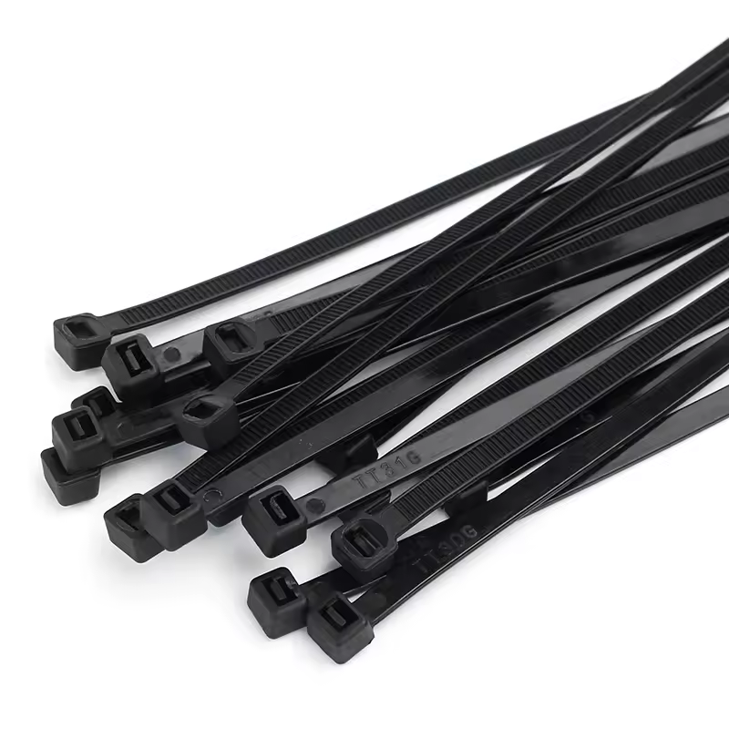 Plastic nylon cable tie 100 PCS black 5X300 cable tie fixing ring 3X200 cable tie zipper with 5X200 self-locking nylon cable tie - Image 4
