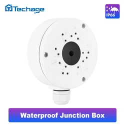 Techage-caja de conexiones de hierro impermeable IP66, soportes de cámara IP de vigilancia de seguridad, ACCESORIOS CCTV