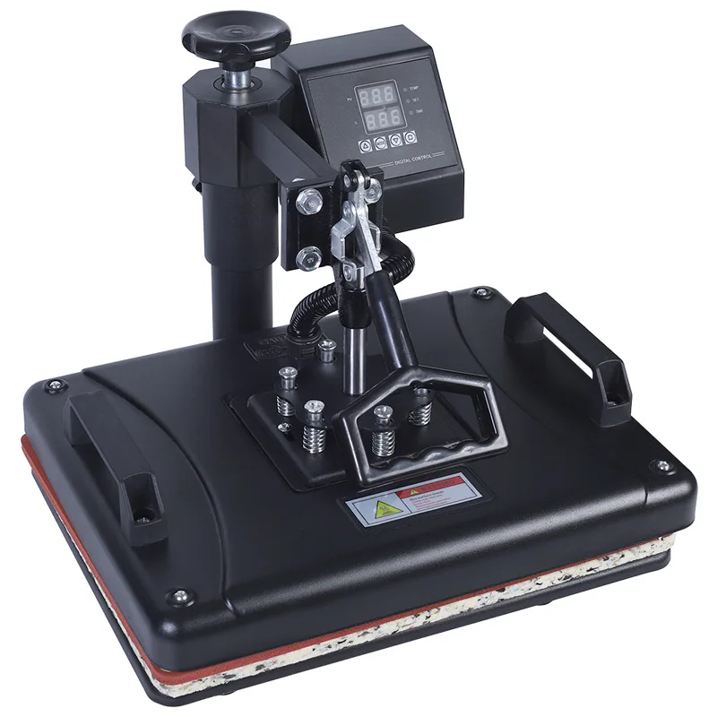 آلة نقل الحرارة المسطحة تي شيرت الضغط العالي يهز الرأس آلة الحفر الساخن آلة نقل الحرارة