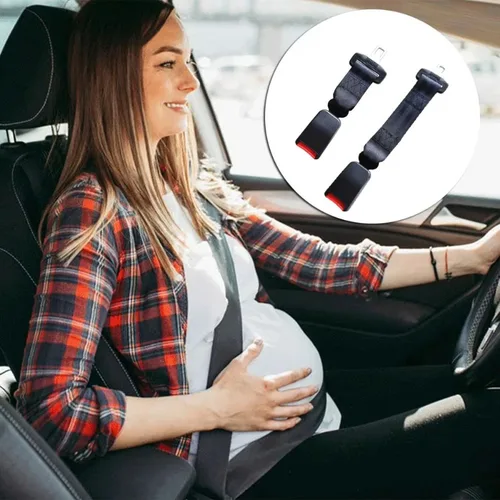 Imagen 2 del producto Extensor Universal para cinturón de seguridad de coche, extensión ajustable para cinturón de seguridad con hebilla para embarazo, adultos de talla grande, 1-20 piezas
