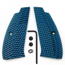1Pair CZ75 G10 Handle Grips Patches for CZ 75 Full Size, SP-01 Series, Shadow 2, 75B BD, with Screws Included DIY Making Scales