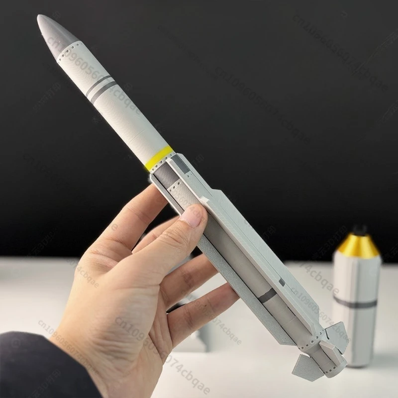 

Реплика с 3D-печатью, масштаб 1:18, США. Корабельная модель темно-синего цвета SM-2, военный коллекционный предмет, модель статического дисплея, сборка веселой