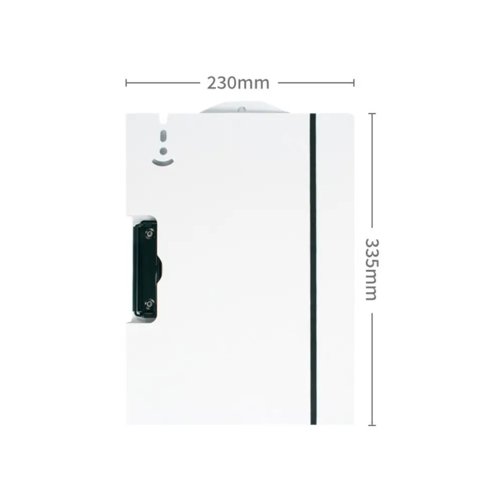 High Quality Strap Design A4 File Folder Multifunction PP Exam Paper Storage Clip Writing Pad Stationery