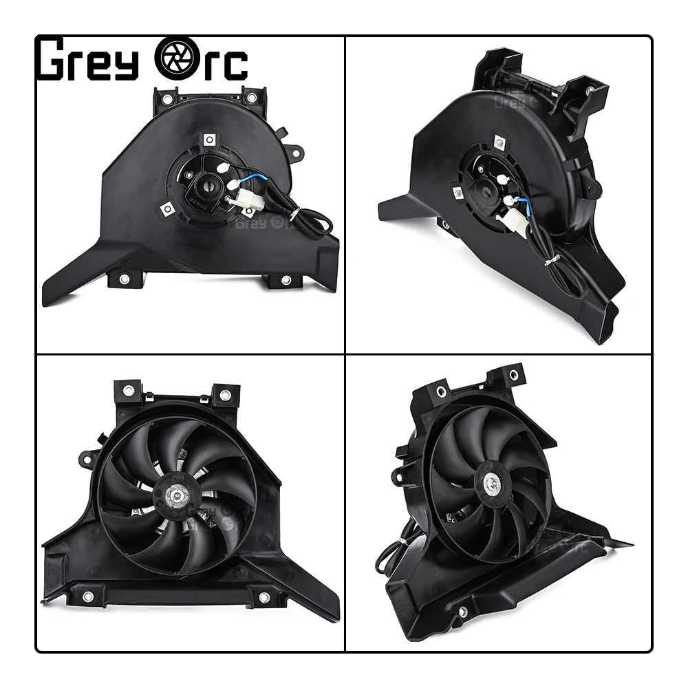 

Fan Heat Guard Cover Protector Water Tank Radiator Cooling Engine Heat Dissipation For Kawasaki Z400 Z 400 Ninja400 Ninja 400