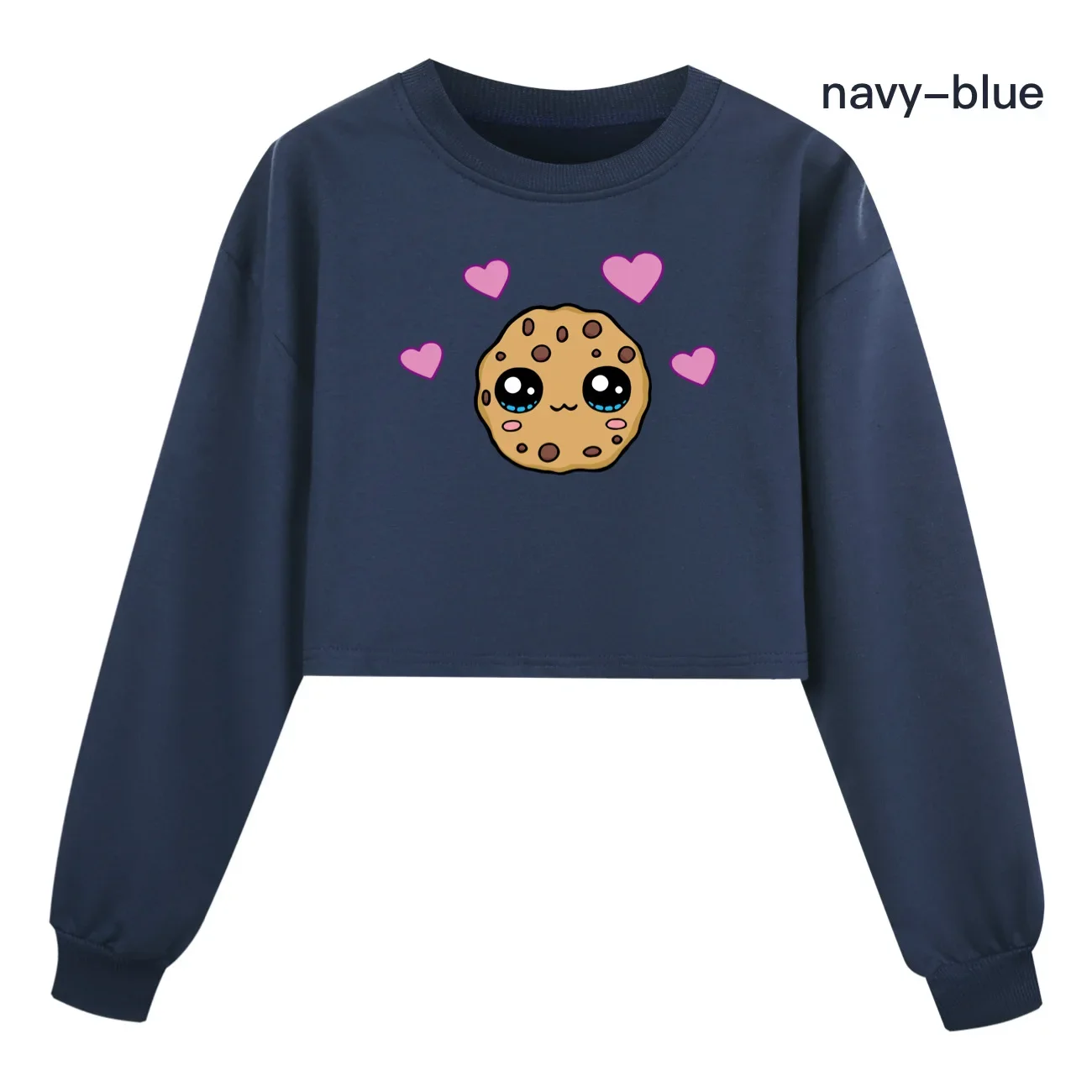 New Cropped Hoodies Sweatshirts Cookie Swirl C Girls Hoodie Set Children Clothing Spring Hoody Kids Long sleeve Casual Tops 1534