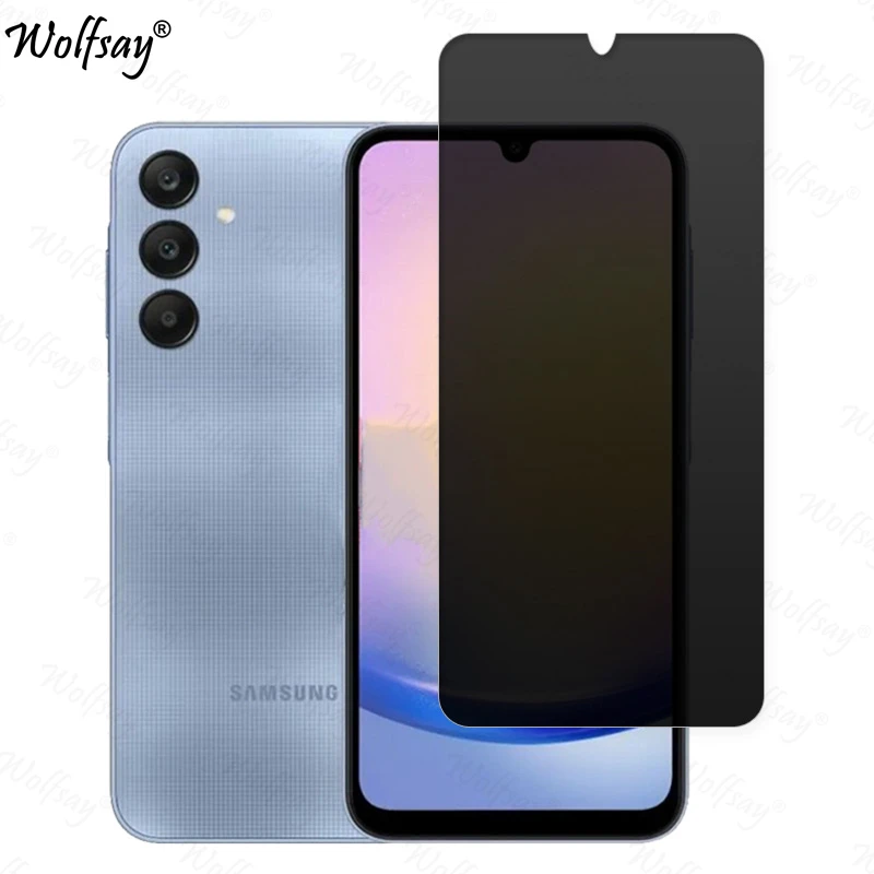 Privacy Screen Protector For Samsung Galaxy A25 5G Anti-Spy Tempered Glass Samsung A25 5G Camera Glass For Samsung A25 5G Glass