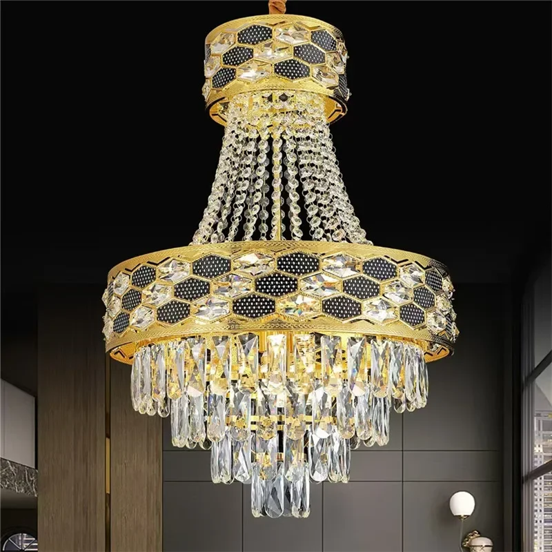 

DORIAN Modern Luxury Crystal Pendent Lamp LED Fashion Simple Living Room Restaurant Bedroom Villa Hotel Staircase Chandelier