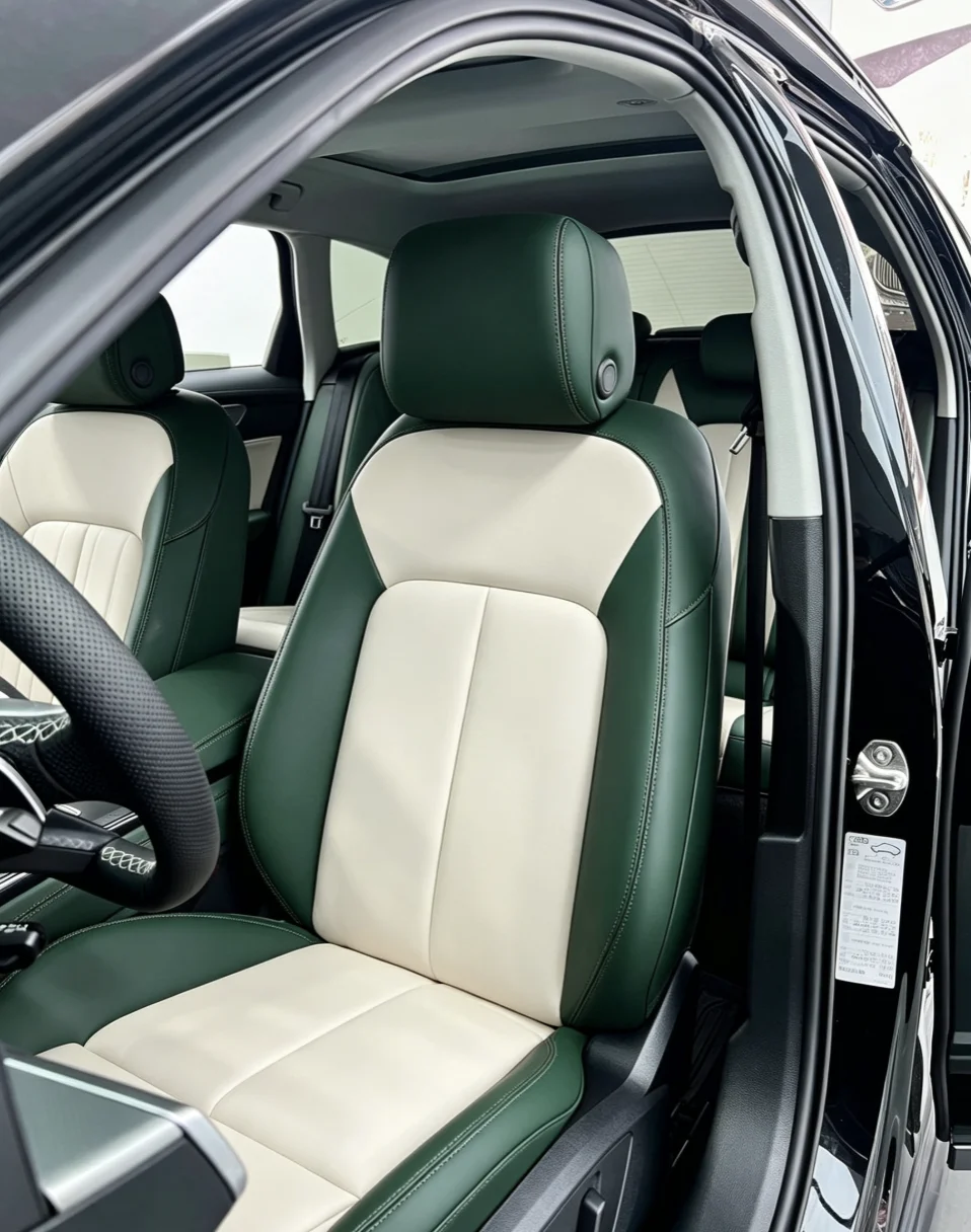 Für Audi A6 C8 2020 Maßgefertigte Autositzbezüge Luxuriöses Nappaleder 100% Passgenau Innenausstattung 360 ° Vollständige Abdeckung – Detail 4