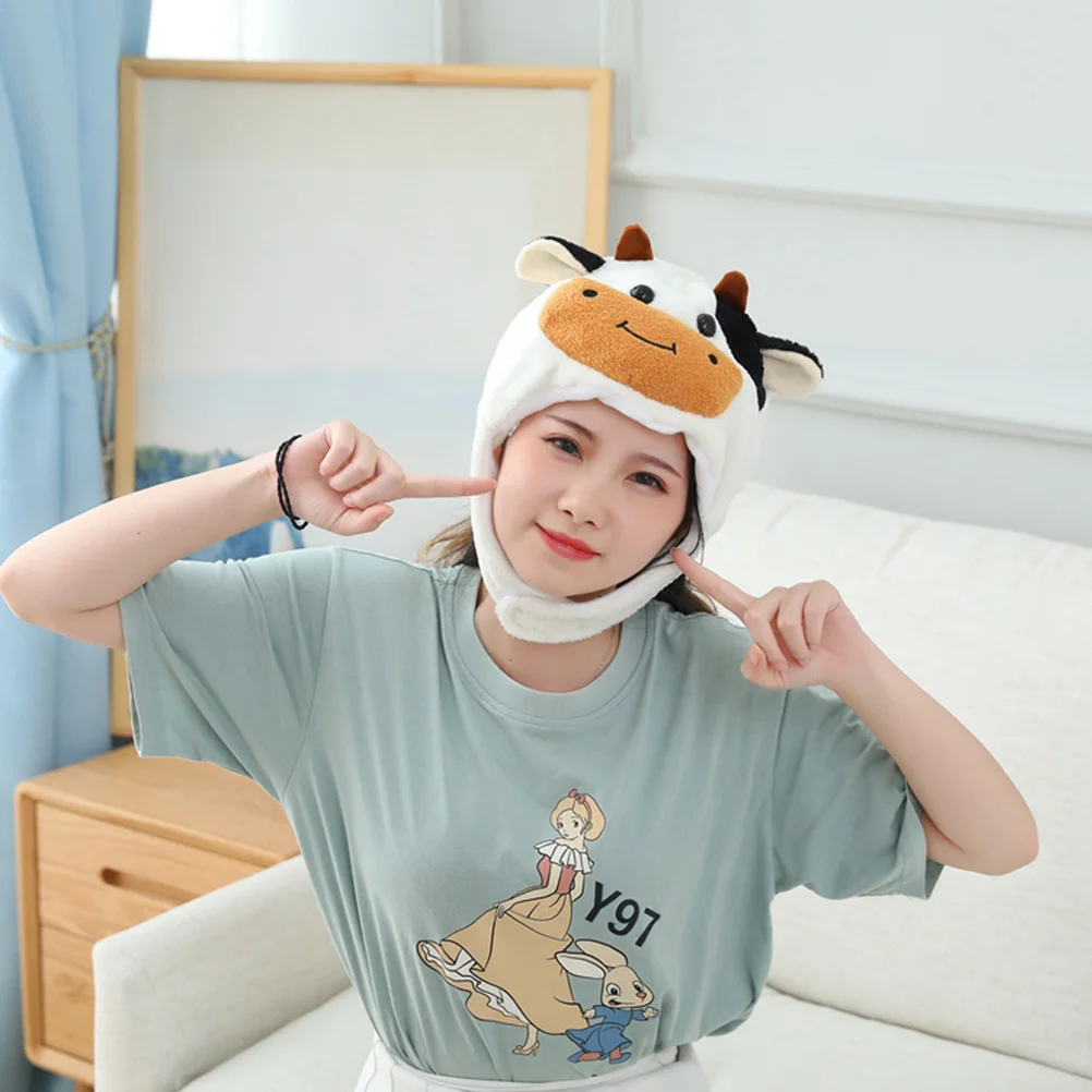 

1Pcs Novelty Ox-Head Costume Hat Assorted Supplies Stage Performance Festival Cosplay Cap Party Hat