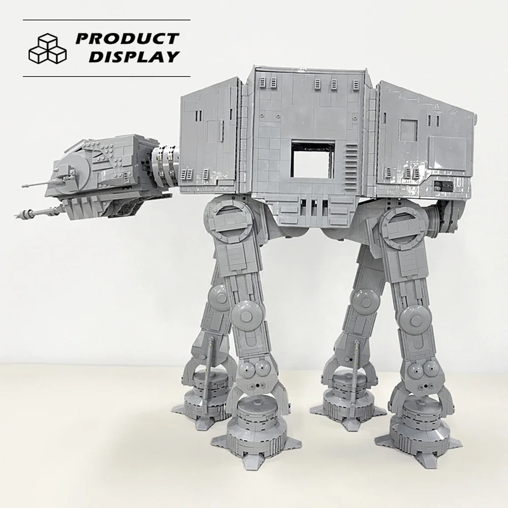 الإمبراطورية At-At اللبنات مجموعة نموذج الطوب في نهاية المطاف 6000 + قطعة الفيلم الشهير بلانت الحروب الجمعية ألعاب أطفال لهدايا عيد الميلاد