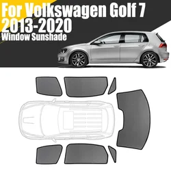Custom Magnetic Car Window Sunshade For Volkswagen Golf 7 VII 2013-2020 VW 5 Doors Curtain Mesh Front Windshield Frame Curtain