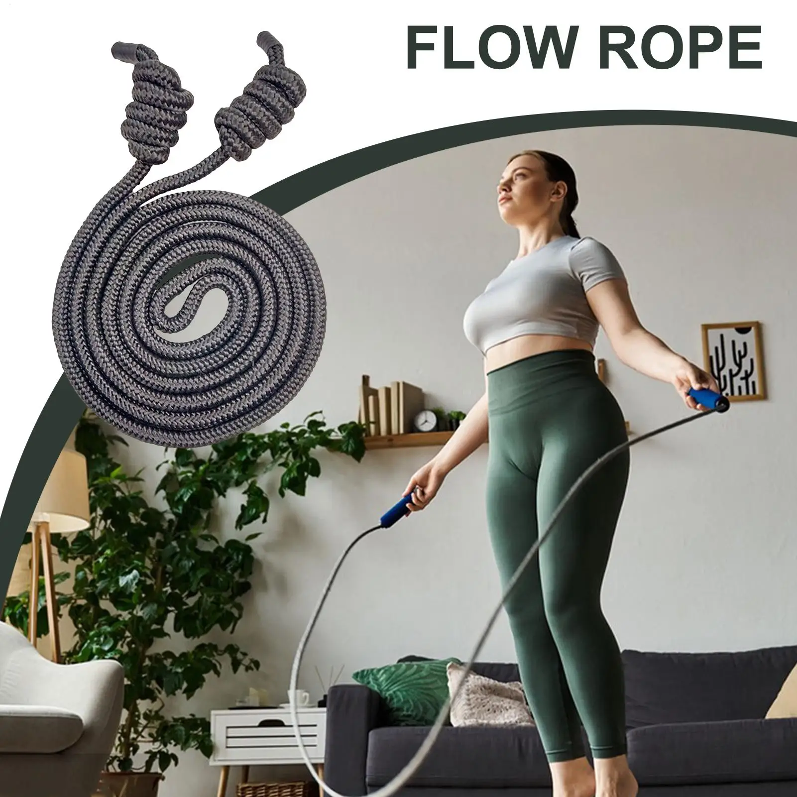 

Jumping Rope Cardio Weight Loss Flow Rope Aerobic Exercise Equipment For Men Women Home Outdoor Work Weight Loss Gym Cardio