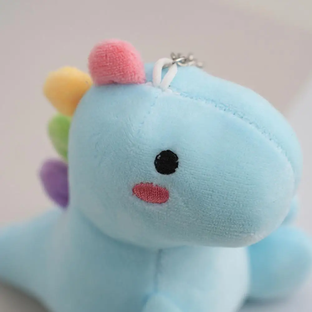 Super Soft Lovely Dinosaur Plush Doll Cartoon Stuffed Animal Keychain Plush Toy for Kids Baby Hug Doll Sleep Pillow Home Decor