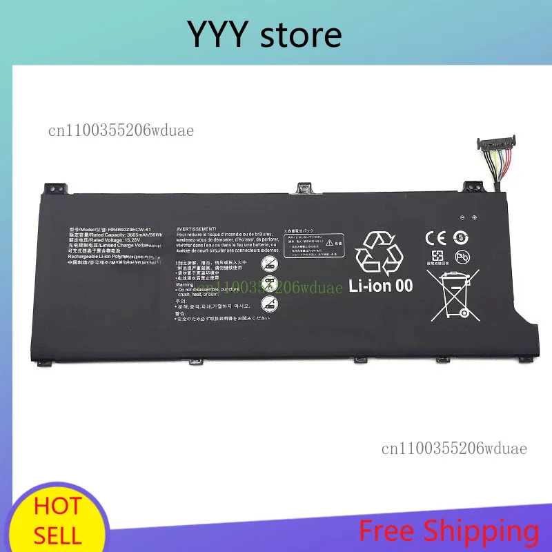

Новый аккумулятор для ноутбука HB4692Z9ECW-41 для Huawei MateBook D14-53010TVS Magicbook 14 NBB-WAH9P NBL-WAQ9H WFH9 WFQ9
