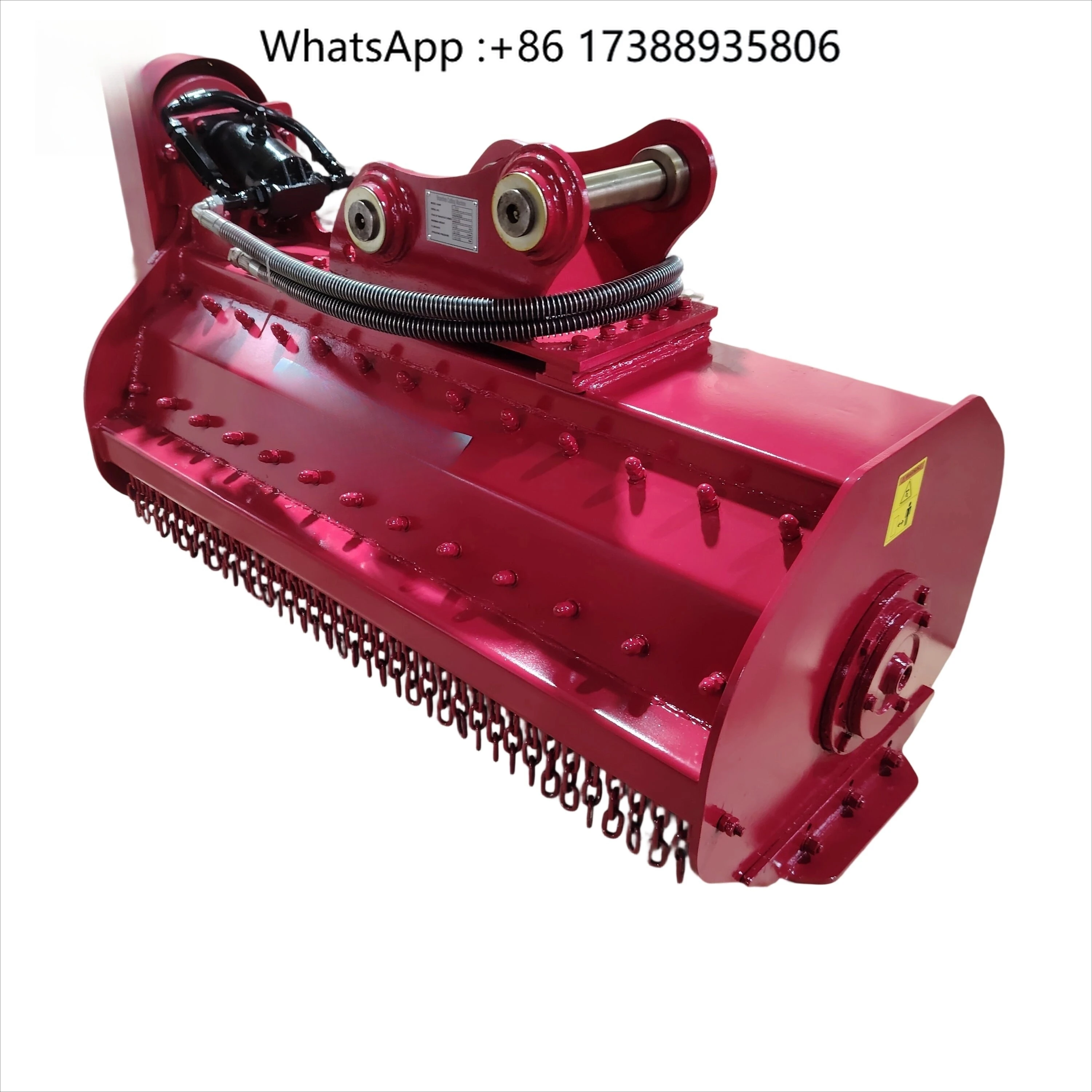 High Efficiency Grass Mower Forestry Mulcher for Steep Slopes Overgrown Brush Land Clearing Fit TC48 TC50 TC60 TC125 Excavator