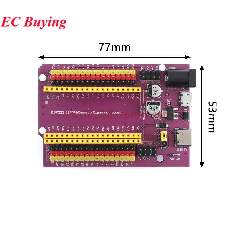 ESP32 CP2102 Ble WiFi Wireless Expansion Development Board Module 38Pin MICRO TYPE-C USB Wi-Fi Bluetooth-compat Dual Core IoT