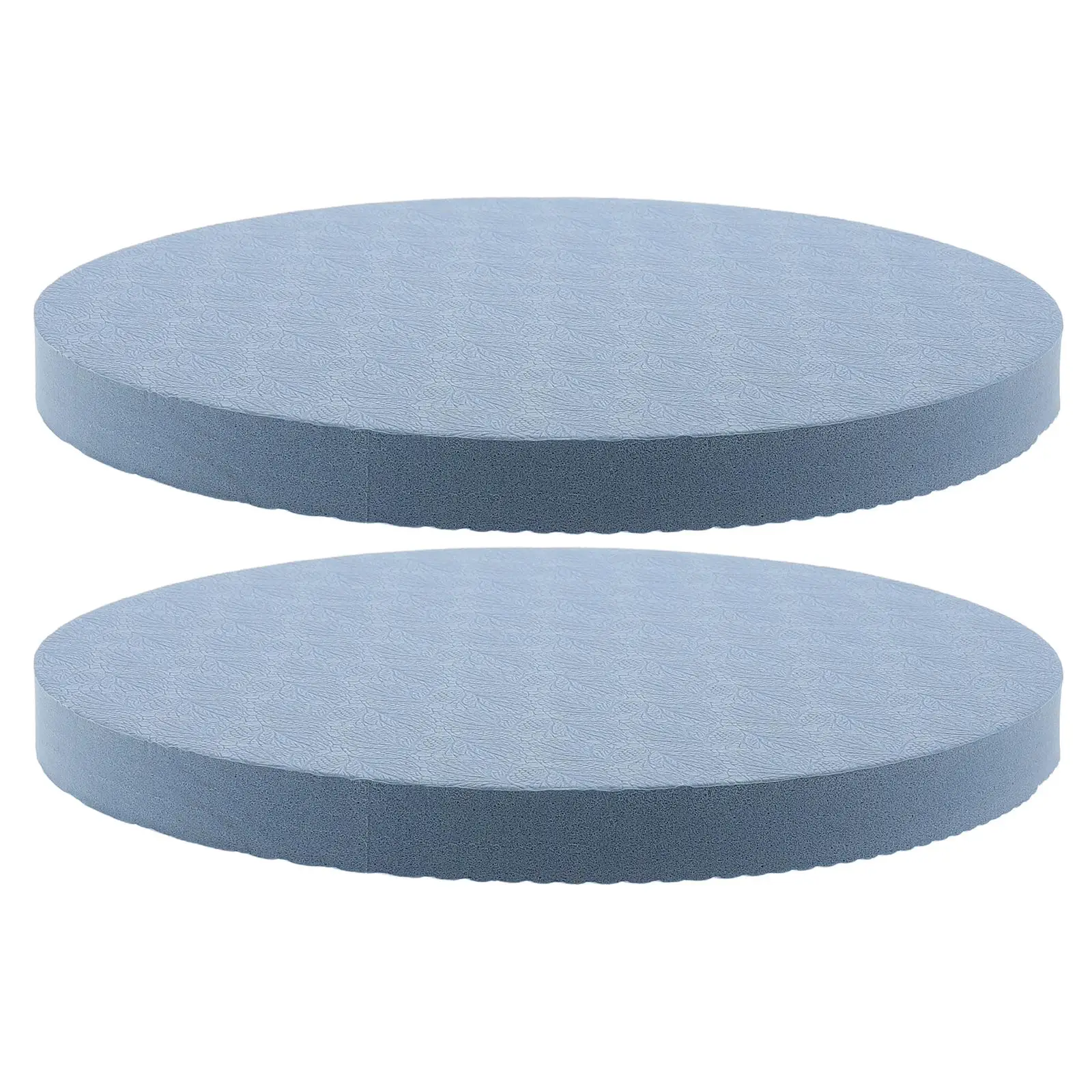 

2pcs Yoga Mats Flat Knee Pads Exercise Workout Skyblue Cushion Kneeling Portable Compact Lightweight Supportive Balance