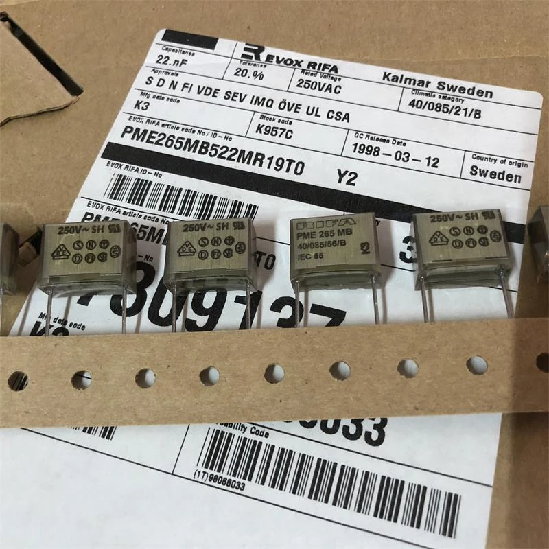 1PCS RIFA PME265MB 22N Y2 0.022uF250VAC PME265 Audio coupling non-polarized capacitor