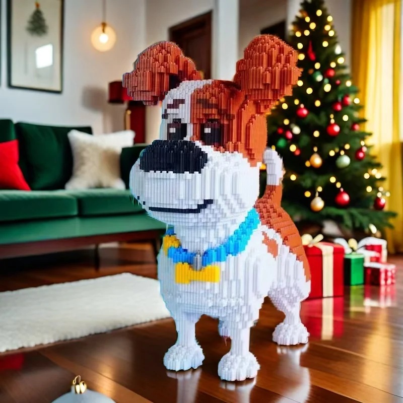 

3759 Pieces of Pet Dog Building Blocks, Holiday and Birthday Gifts, Party Games, DIY Handmade Assembly, Creative Interlocking Toys
