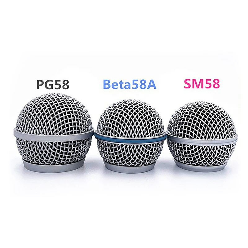 

Replacement Metal Microphone Grille Replacing Professional Party Mic Head Part Accessories For Shure Beta58a Wireless Microphone